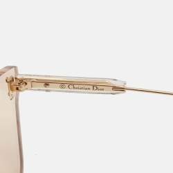 Dior Light Peach DiorColorQuake2 Butterfly Sunglasses