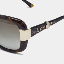 Dior Tortoise Brown Gradient DiorMidnight Oversized Sunglasses