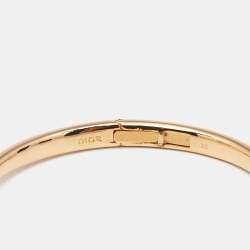 مملوكة مسبقًا Dior Tribales Resin Faux Pearl Gold Tone Bracelet M