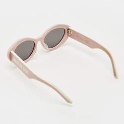 Dior Old Rose/White DiorPacific B1U Cat Eye Sunglasses