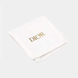 Dior Tribales Faux Pearl Gold Tone Earrings