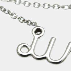Christian Dior 18K White Gold Diamond Dioramour Pendant Necklace
