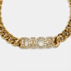 Dior Dio(r)evolution Crystals Gold Tone Bracelet