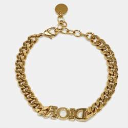 Dior Dio(r)evolution Crystals Gold Tone Bracelet