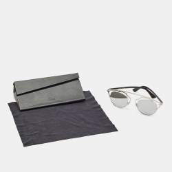 Pre Owned Dior Black//Silver DiorSoReal Aviator Sunglasses