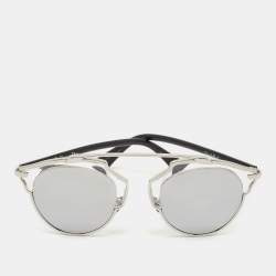 Pre Owned Dior Black//Silver DiorSoReal Aviator Sunglasses