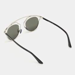 Pre Owned Dior Black//Silver DiorSoReal Aviator Sunglasses
