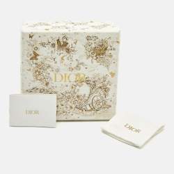 Christian Dior Dio(R)evolution Crystals Gold Tone Ring SIze 52