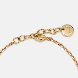 Dior Petit CD Crystals Gold Tone Bracelet