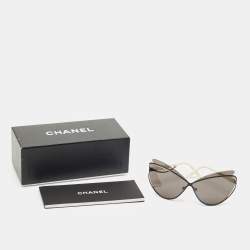 Dior Black/White Audacieuse1 Butterfly Sunglasses