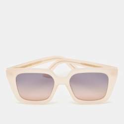 Dior Light Peach Gradient DiorMidnight Rectangle Sunglasses