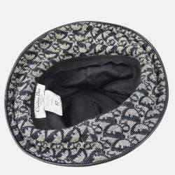 Dior Black Gray Canvas Trotter Hat 