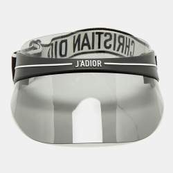 Pre Owned Dior Black/White DiorClub1 J'Adior Visor Hat