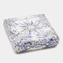 Pre Owned Dior Blue/Beige J'adior Cotton Embroidered Bracelet Set