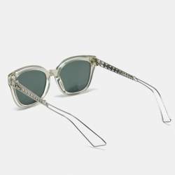 Pre Owned Dior Silver Mirrored Diorama1 Square Sunglasses