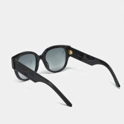 Pre Owned نظارة شمسية ديور وايلدور BU بفريم فراشة متدرج اللون الأسود 10A1