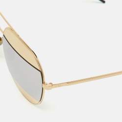 مملوكة مسبقًا نظارة شمسية ديور "000دي سي سبليت1" آفياتور ديور معكوس ذهبي/ فضي