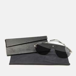 Pre Owned Dior Black/Silver Revolution Pilot Aviator Sunglasses