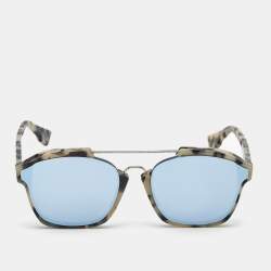 Pre Owned Dior Beige/Grey Mirrored A4EA4 Abstract Aviators Sunglasses