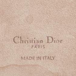 Pre Owned Dior Metallic Beige Cannage Leather Lady Dior iPhone 12/12 Pro Case