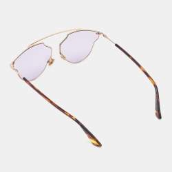 Pre Owned نظارة شمسية ديور ديور سوريل بوب طيار ذهبي اللون/وردي