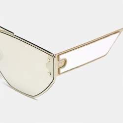 مملوكة مسبقًا Dior Gold Mirrored 00SQ Clan 2 Aviator Sunglasses