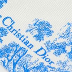 Pre Owned Dior Blue Toile de Jouy Cannes Dioriviera Silk Mitzah 