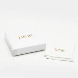 Pre Owned Dior Dio(r)evolution Crystals Gold Tone Ring Size 52.5