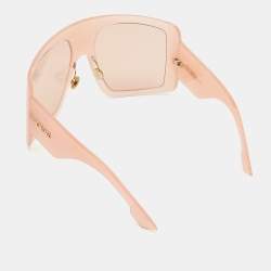 Pre Owned Dior Pink/Beige SoLight1 Shield Sunglasses