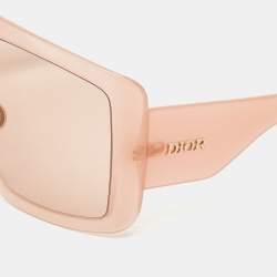 Pre Owned Dior Pink/Beige SoLight1 Shield Sunglasses