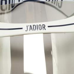 Pre Owned Christian Dior Grey DiorClub1 Visor