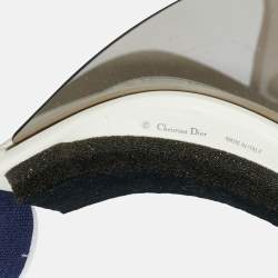 Pre Owned Christian Dior Grey DiorClub1 Visor