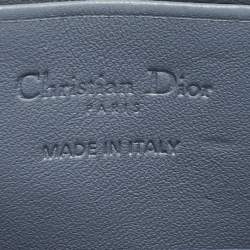 Pre Owned Dior Blue Cannage Leather Lady Dior Call'in Dior Phone Holder