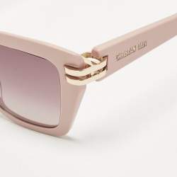 مملوكة مسبقًا نظارة شمسية ديور برون سي ديور S1I مربعة وردية / بنية متدرجة