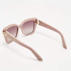 مملوكة مسبقًا نظارة شمسية ديور برون سي ديور S1I مربعة وردية / بنية متدرجة