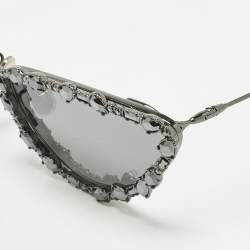 Pre Owned Dior Grey MissDior B1U Crystals Cat Eye Sunglasses