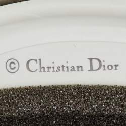Pre Owned Dior White/Black DiorClub1 Sun Visor