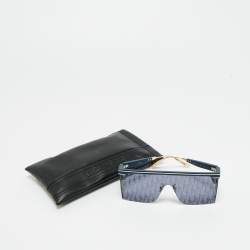 Pre Owned Christian Dior Navy Blue Oblique DiorClub M1U Mask Sunglasses