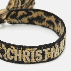 Pre Owned Dior Woven Fabric Friendship Bracelet