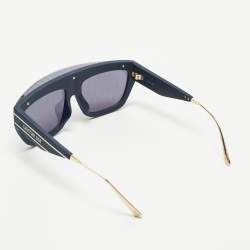 Pre Owned Dior Navy Blue Oblique DiorClub 31B8 Shield Sunglasses