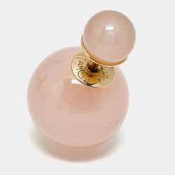 مملوكة مسبقًا Dior Tribales Pink Resin Gold Tone Stud Earrings