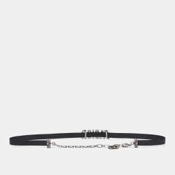 Pre Owned قلادة ديور جادور بطابع فضي وكريستال متعدد الألوان