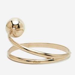 Pre Owned Dior UltraDior  Faux Pear Gold Tonel Bracelet
