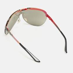 Pre Owned Dior Multicolor Mirrored 6ORSS Solar Shield Sunglasses