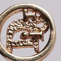 مملوكة مسبقًا اكسسوار ربطة العنق ديور سلسلة معدنية بلون ذهبي