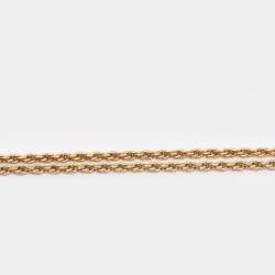 مملوكة مسبقًا قلادة ديور ليدي ديور قلادة معدن ذهبي اللون