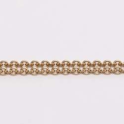 Pre Owned Dior Gold Tone Rhinestone Lady Dior Pendant Necklace