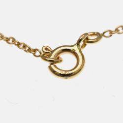 Pre Owned Christian Dior Rose Des Vents Rose Quartz 18K Pink Gold  Diamond Quartz Charm Bracelet