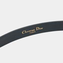 Pre Owned Dior Chain Leather Belt