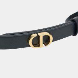 Pre Owned Dior Chain Leather Belt